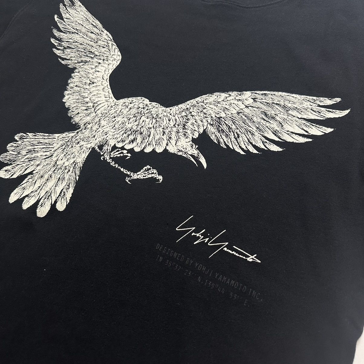 New Era × Yohji Yamamoto YOHJI YAMAMOTO POUR HOMME X NEW ERA PRINTED S/S T-SHIRT Size US M / EU 48-50 / 2 - 2 Thumbnail