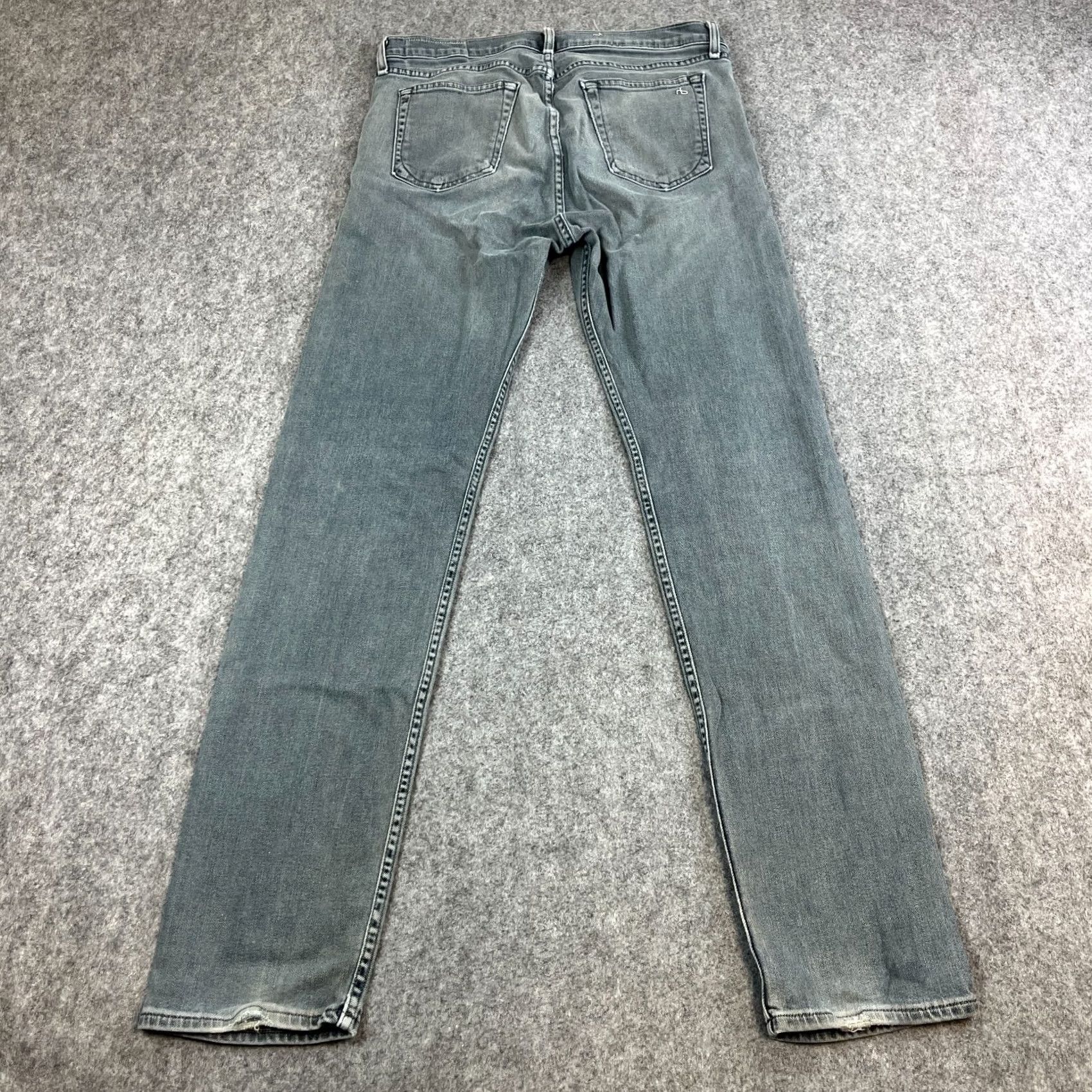 Rag & Bone rag & bone Jeans Slim Skinny 32 34 Grey USA Mens 5-Pocket Denim Cotton Modern Comfort Slim Fit Vintage: No Size US 32 / EU 48 - 2 Thumbnail