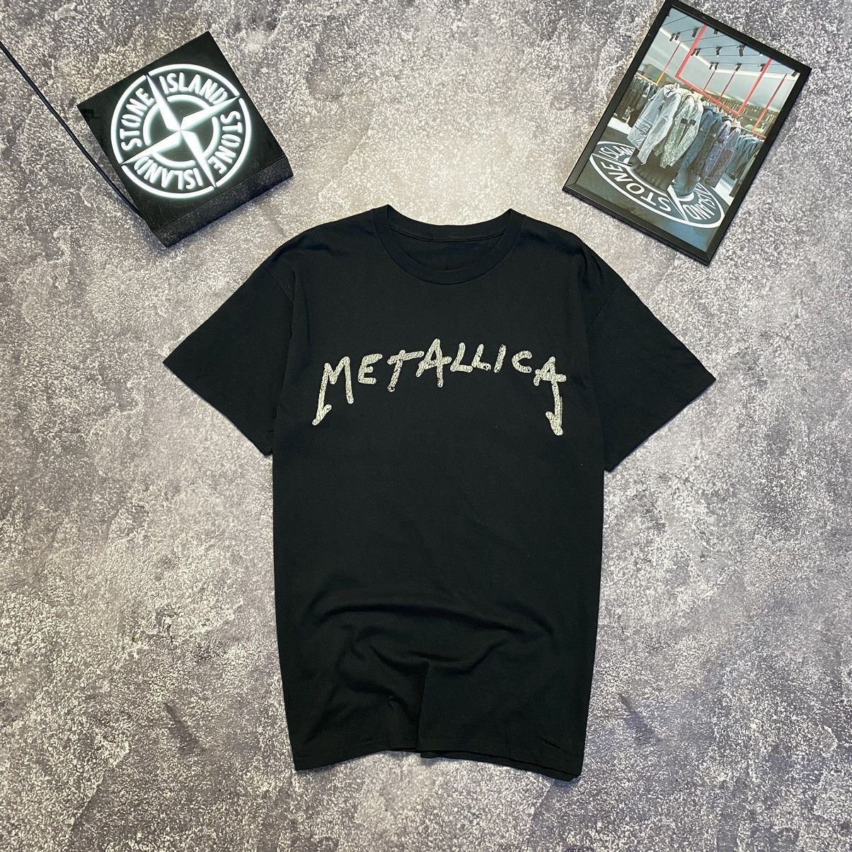 Band Tees Vintage Metallica Wuz Here 2022 big logo rock band tee Size US L / EU 52-54 / 3 - 1 Thumbnail