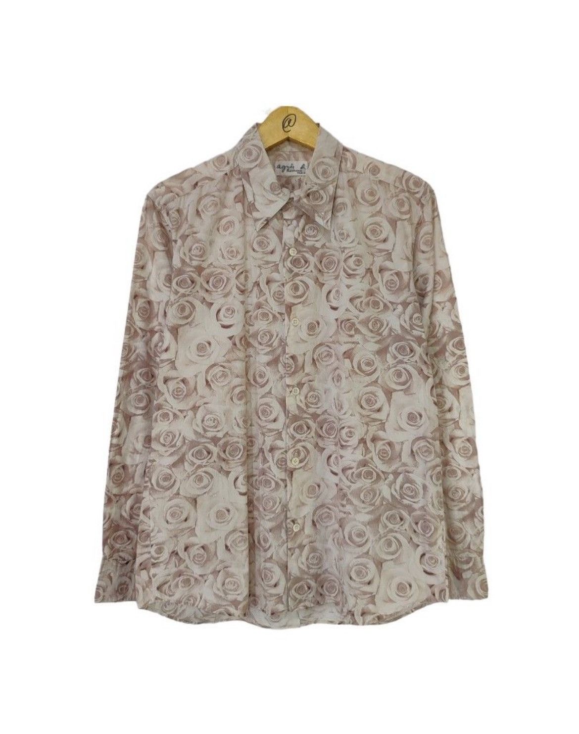 agnes b. Agnes B Rose Print Longsleeve Shirt Size M / US 6-8 / IT 42-44 - 1 Thumbnail