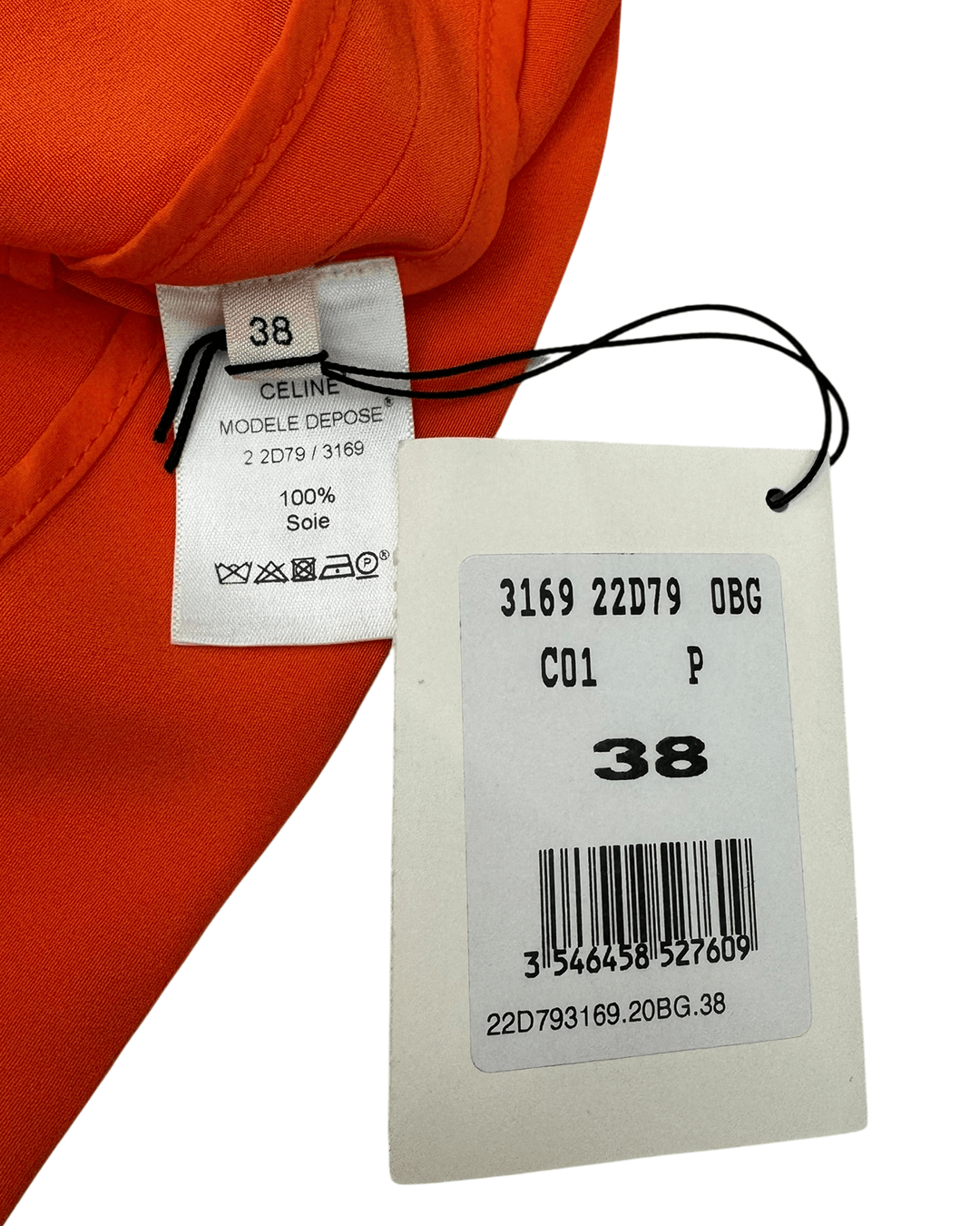 Celine Celine by Phoebe Philo Orange Mini Skirt Size 27" / US 4 / IT 40 - 9 Thumbnail