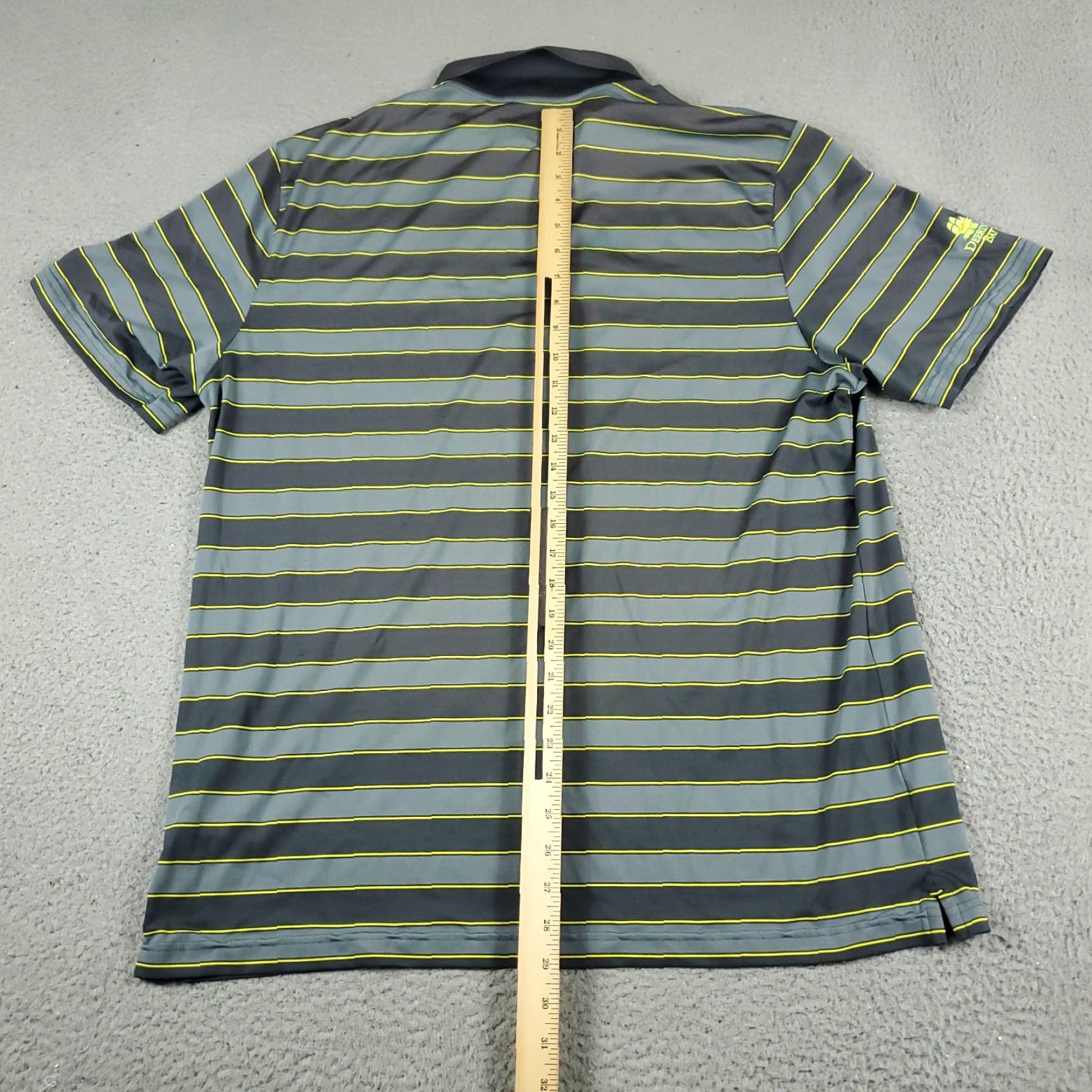 Under Armour Under Armour Polo Shirt Mens XL Gray Striped Golf Casual Short Sleeve Shirt Polo Mens XL Gray Striped Golf Casual Short Sleeve Under Armour Size US XL / EU 56 / 4 - 4 Thumbnail