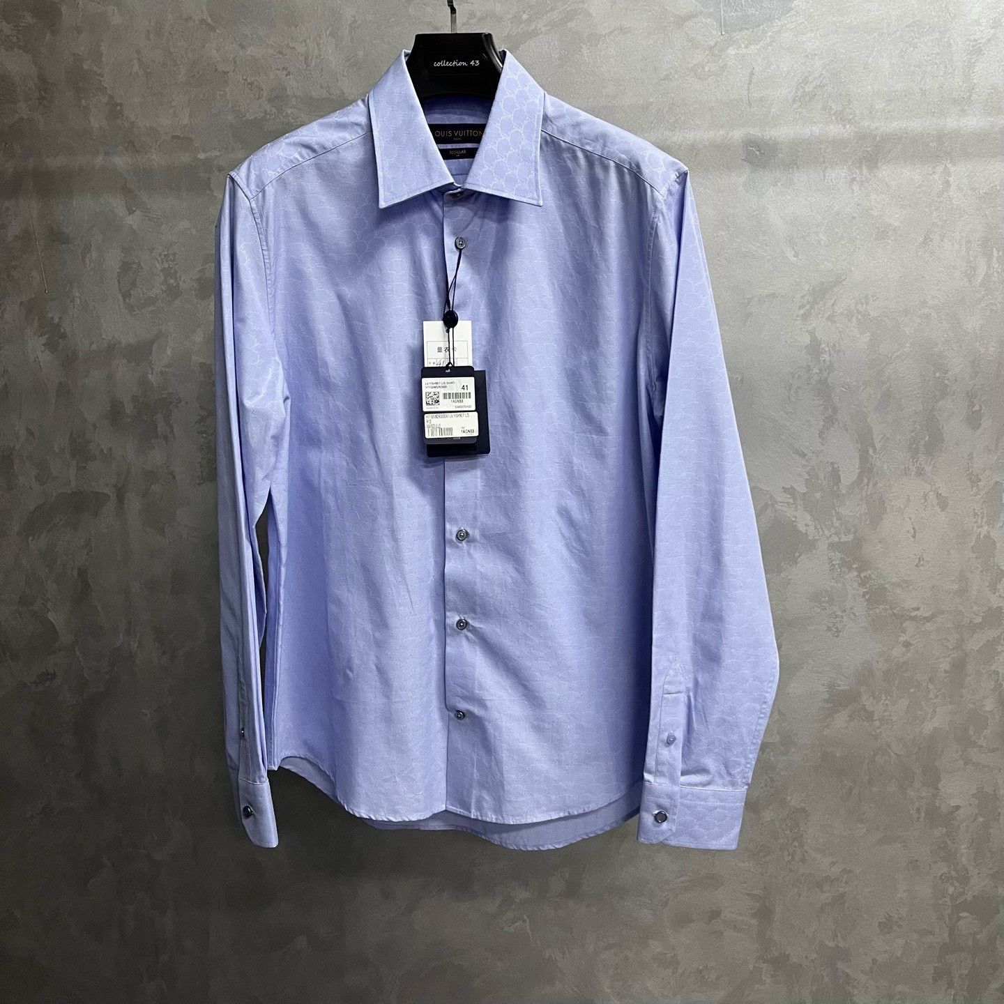Louis Vuitton Louis Vuitton Blue Shirt xs Men Size US XS / EU 42 / 0 - 1 Thumbnail