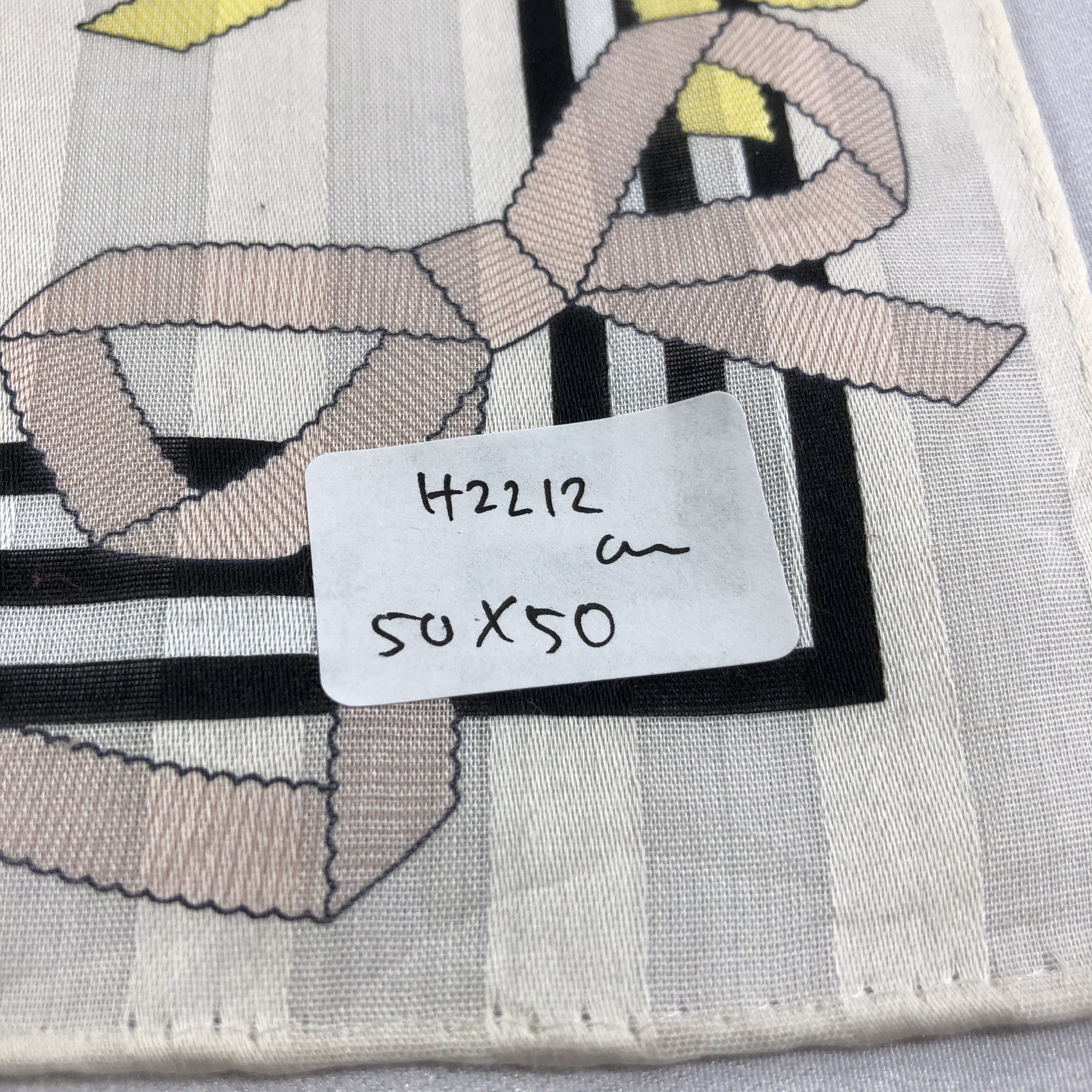 Lanvin × Vintage Lanvin Ribbons Handkerchief Neckerchief Bandana H2212 Size ONE SIZE - 6 Thumbnail
