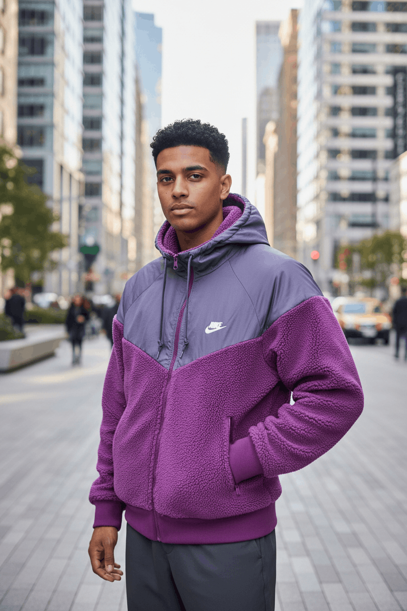 Nike Nike Sportswear Reversible Fleece Hoodie Vintage Y2k Size US L / EU 52-54 / 3 - 2 Thumbnail