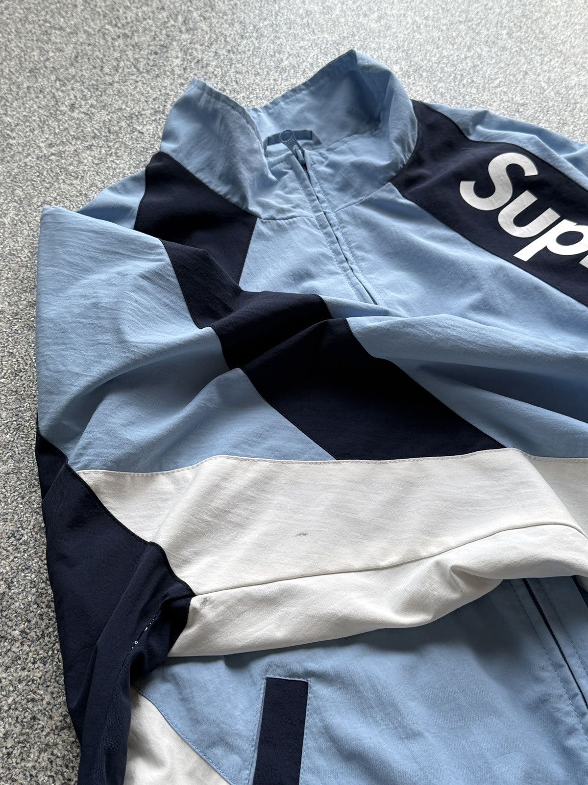 Supreme Supreme Paneled Track Jacket Light Blue Size Medium Size US M / EU 48-50 / 2 - 16 Thumbnail