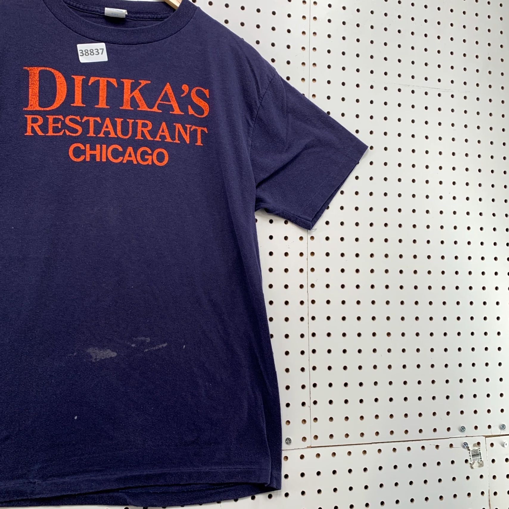 Vintage Vintage 80s Sports T-Shirt Men XL Blue Graphic Print Chicago Ditkas Restaurant Made USA Size US XL / EU 56 / 4 - 4 Thumbnail