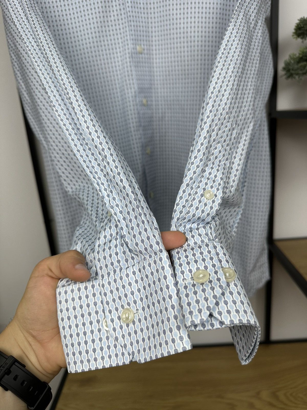 Eton Recent Eton Shirt Monogram Tennis Rackets Size 15/39 Men’s Size US M / EU 48-50 / 2 - 7 Thumbnail