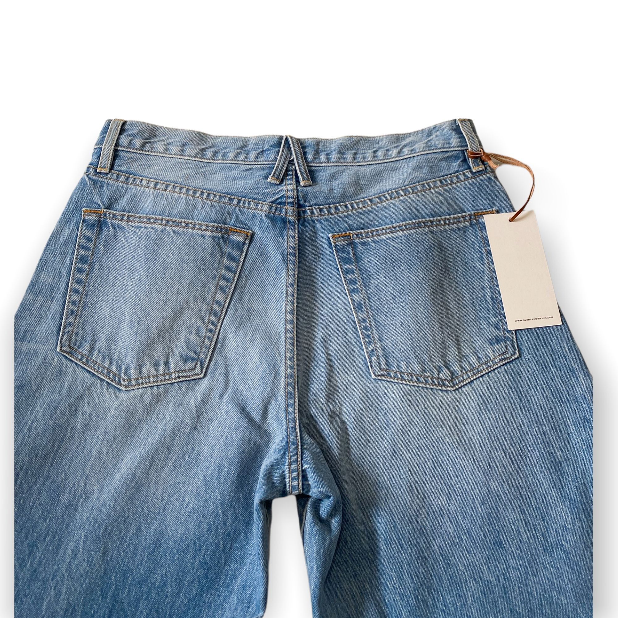 SLVRLAKE NWT SLVRLAKE Madison Wide Leg Cropped Jeans, Size 29 Size 29" - 8 Thumbnail