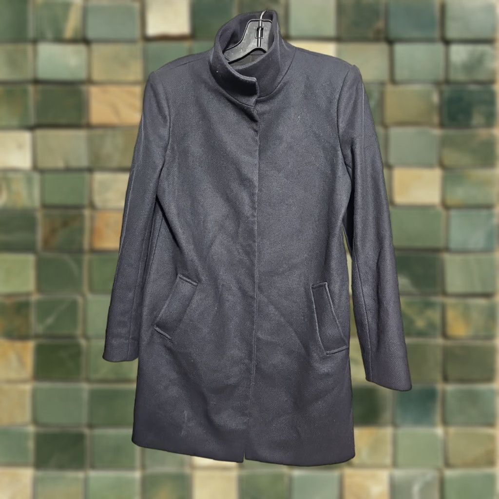 Theory VINTAGE Theory NAVY SNAP Coat Overcoat Men S Wool Cashmere Blend Size US S / EU 44-46 / 1 - 1 Thumbnail