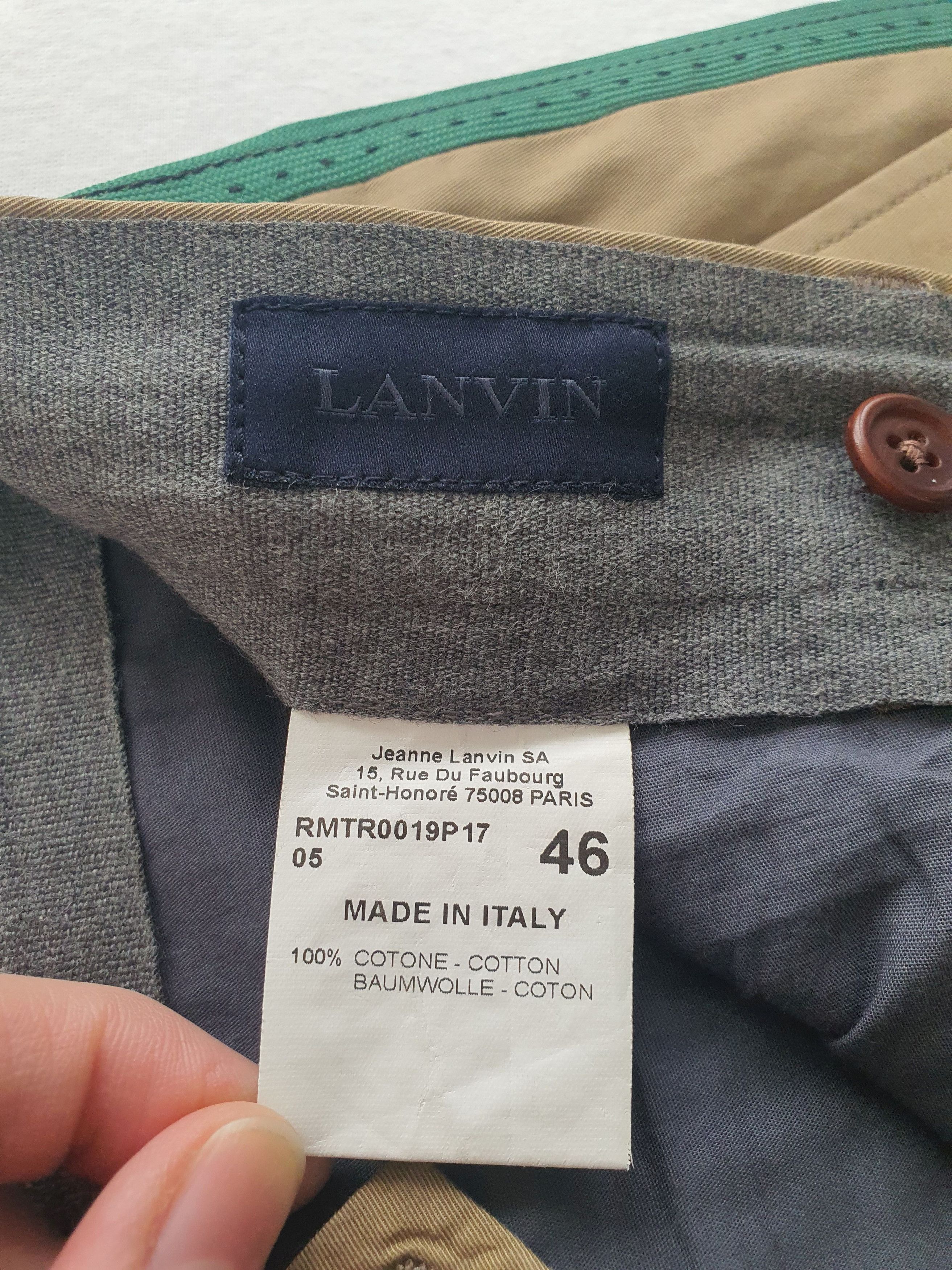 Lanvin Lightweight Tailored Trousers w Side Braid (SS 2017) Size US 30 / EU 46 - 6 Thumbnail