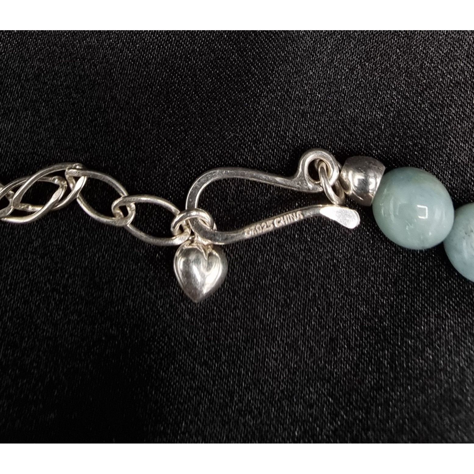 Vintage Jay King Mine Finds Aquamarine Beaded Necklace With 925 Ster Size ONE SIZE - 5 Thumbnail