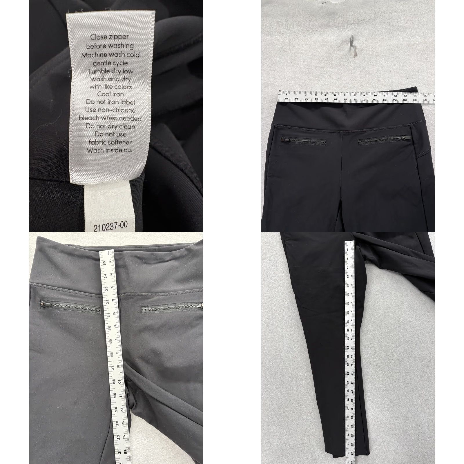Athleta Athleta Stellar Crop Pants Womens Medium Black Stretch Euroluxe Pull On Gym Yoga Size 32" / US 10 / IT 46 - 8 Thumbnail