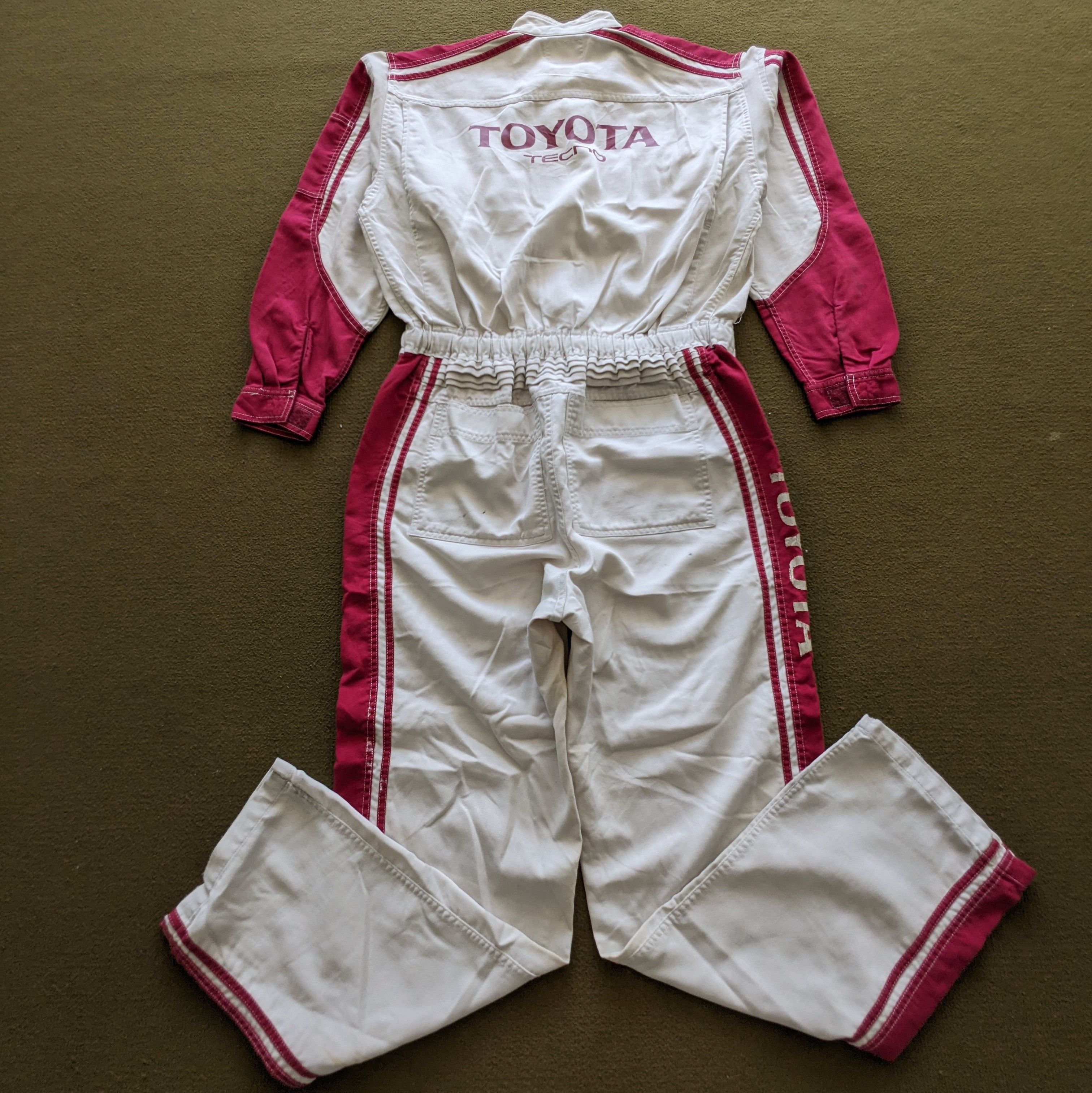 Vintage TOYOTA TECNO Racing Coverall Workwear Jacket