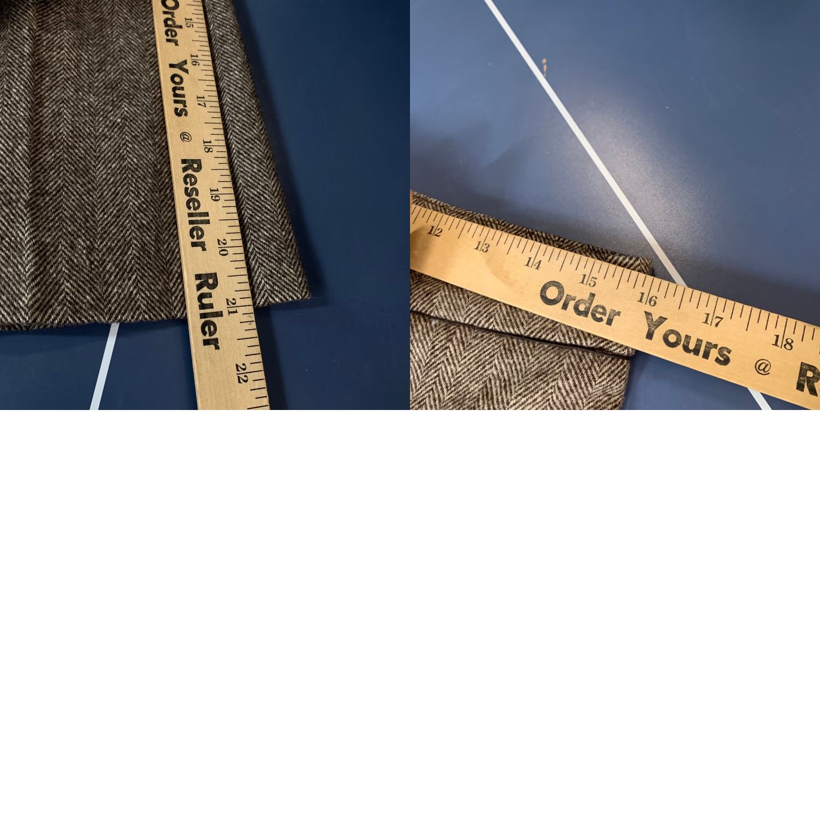 Banana Republic VINTAGE Banana Republic Wool Tweed Pleated Skirt Women 4 Brown Y2K School Work 30x22 Size 27" / US 4 / IT 40 - 9 Thumbnail