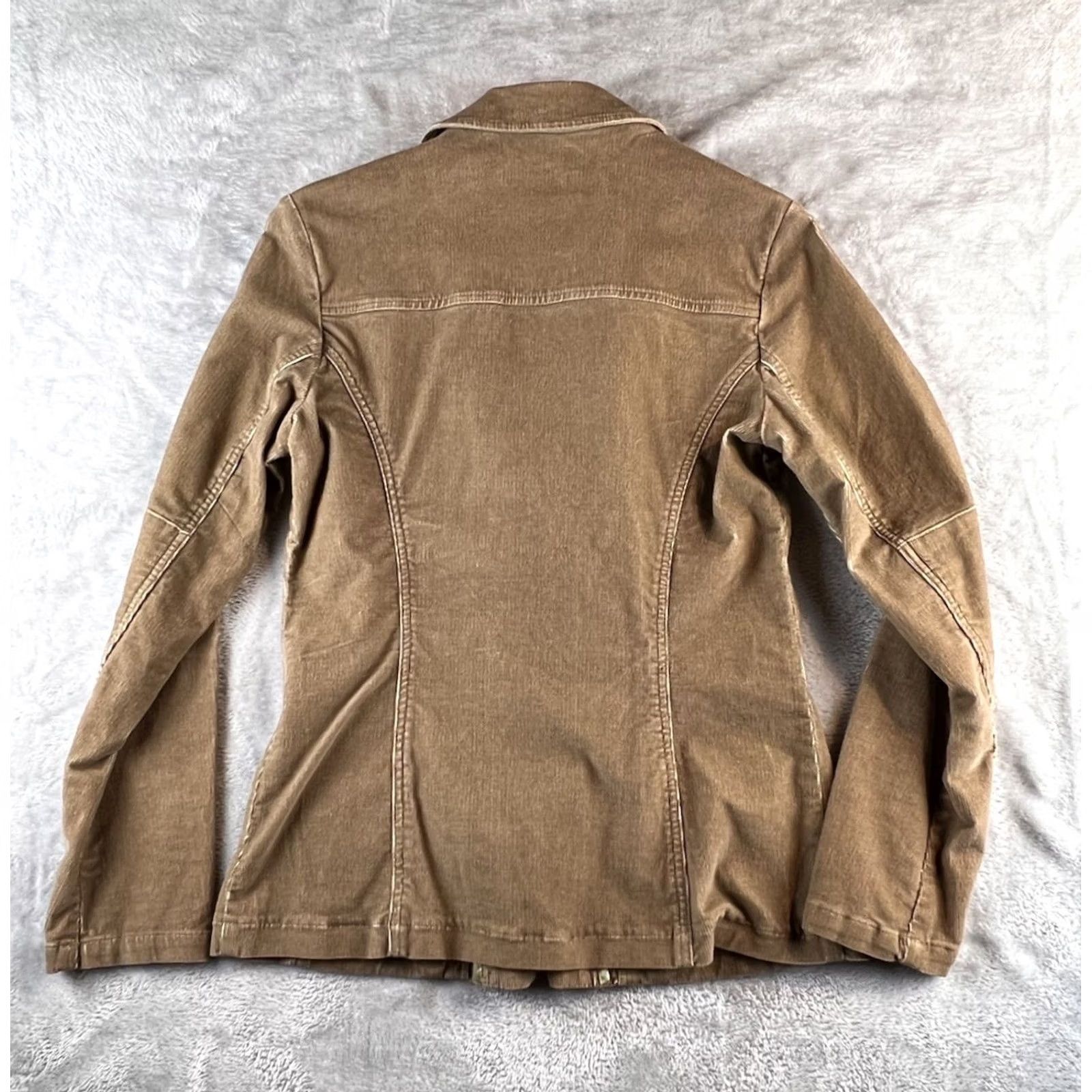 Vintage VINTAGE Z Cavaricci Blazer Womens M Brown Corduroy Pockets Y2K 90s Preppy Size M / US 6-8 / IT 42-44 - 2 Thumbnail