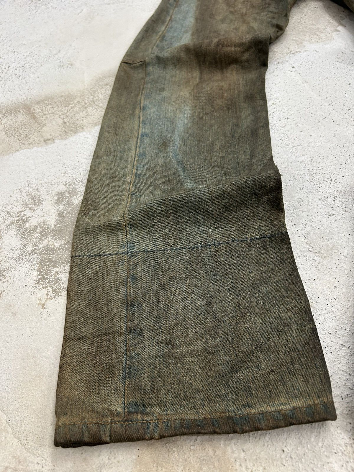 20471120 Vintage Dominate Japan Double Waist Mud Washed Dirty Wording Size US 30 / EU 46 - 5 Thumbnail