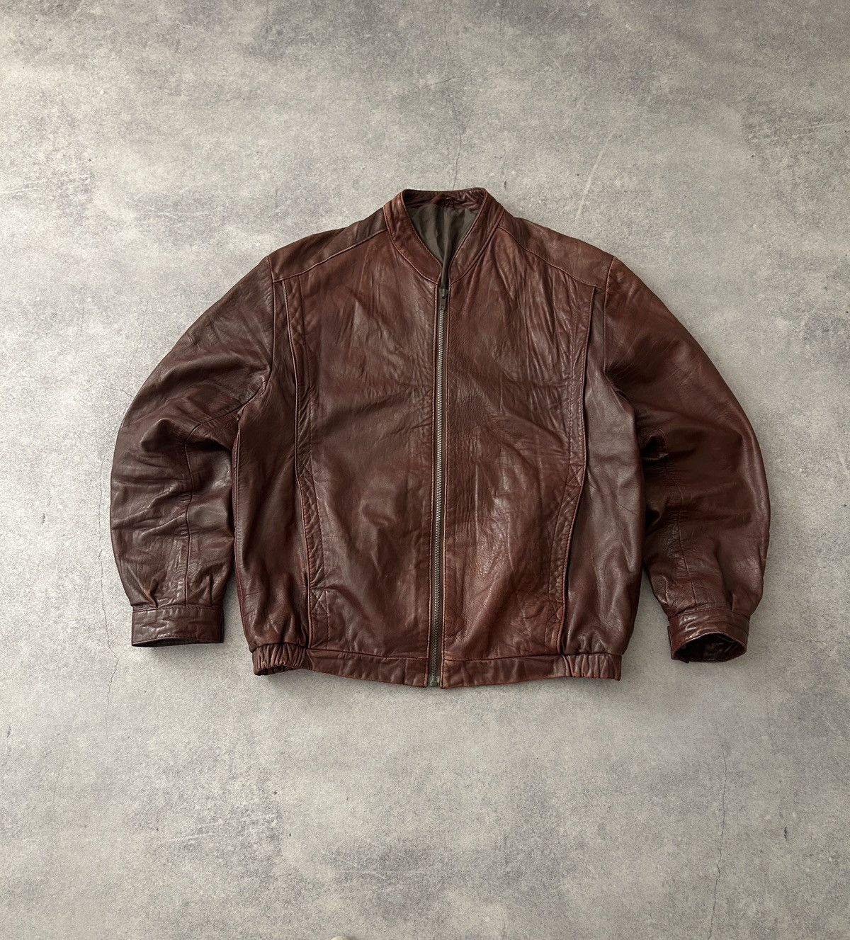 Genuine Leather Vintage Genuine Leather ref jacket mens fit 💸 Size US M / EU 48-50 / 2 - 1 Thumbnail