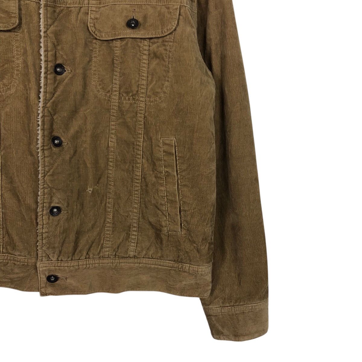 Japanese Brand 📌Vtg Trucker Biker Corduroy Jacket GU Blanket Issey Miyake Size US L / EU 52-54 / 3 - 6 Thumbnail