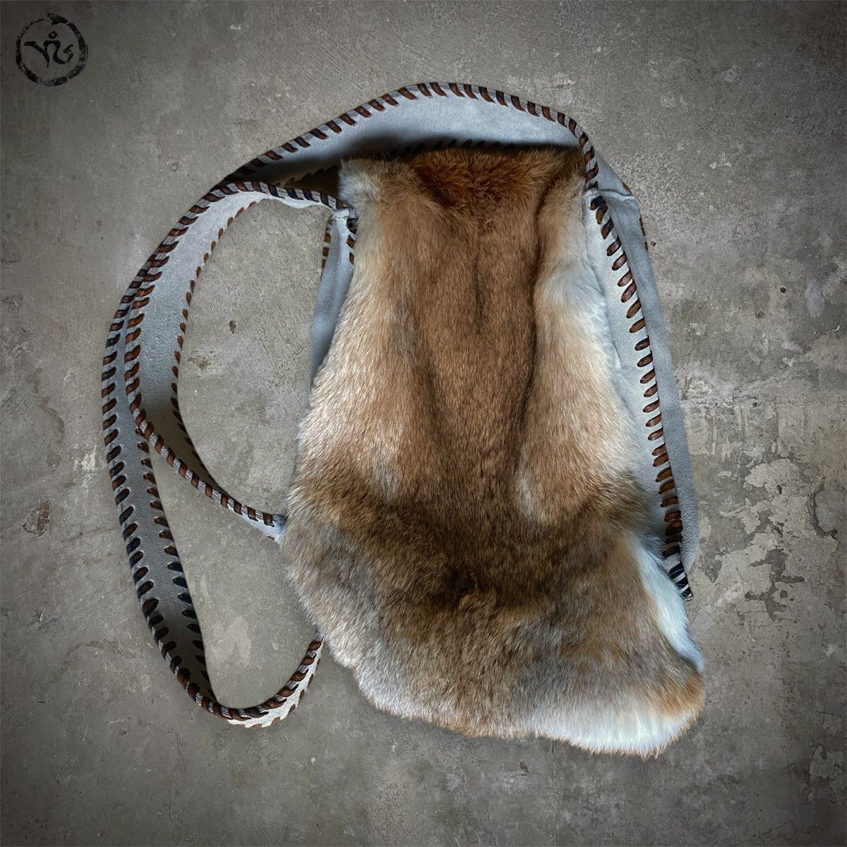 Other Tribal Rabbit Fur Leather Bag Size ONE SIZE - 1 Thumbnail