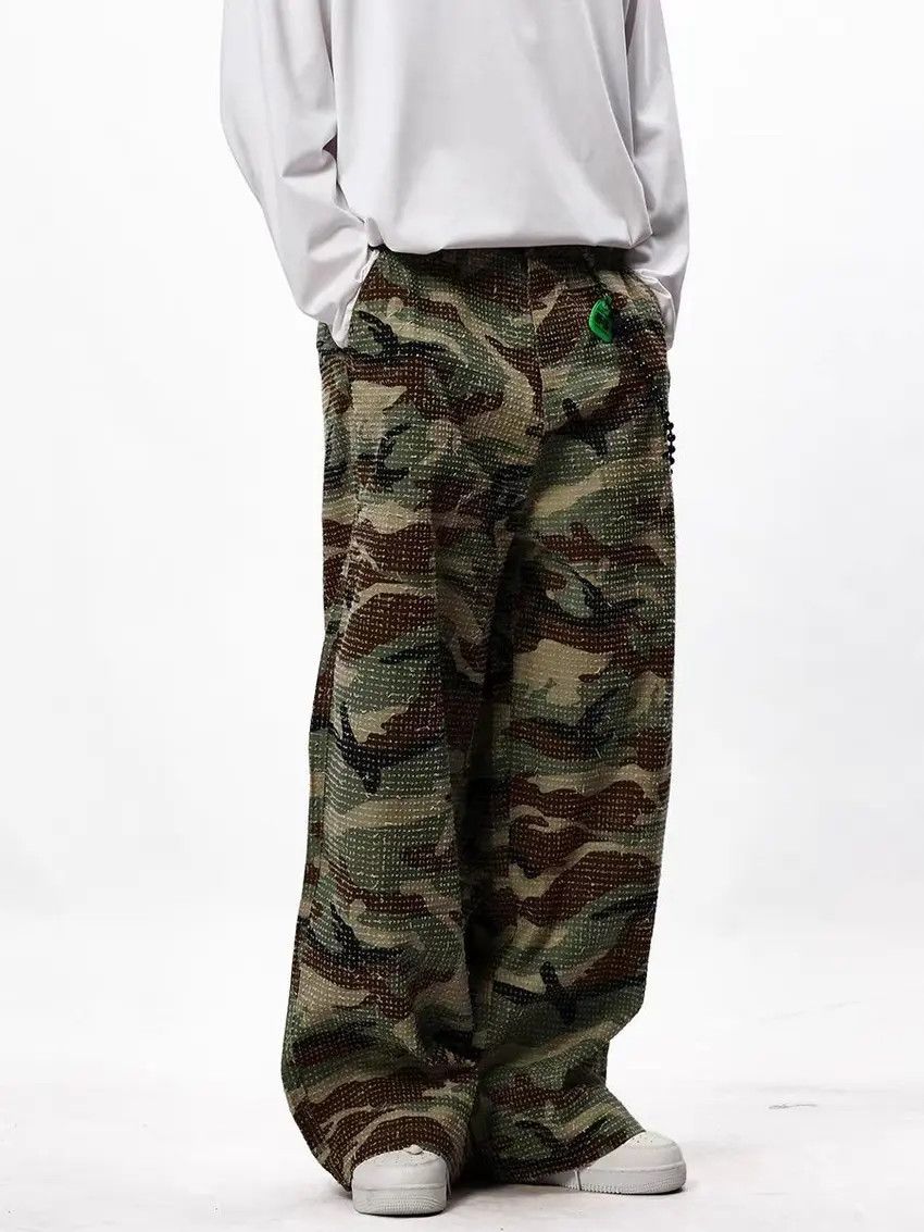 Designer × Japanese Brand Vintage Hip Hop Street Loose Casual Pants Size US 32 / EU 48 - 2 Thumbnail