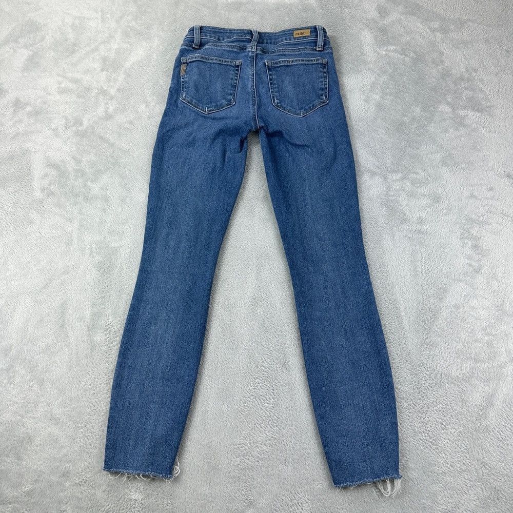 Paige Paige Women's Size 24x27 Verdugo Ankle Distressed Zipper Fl Size 24" / US 00 / IT 34 - 3 Thumbnail