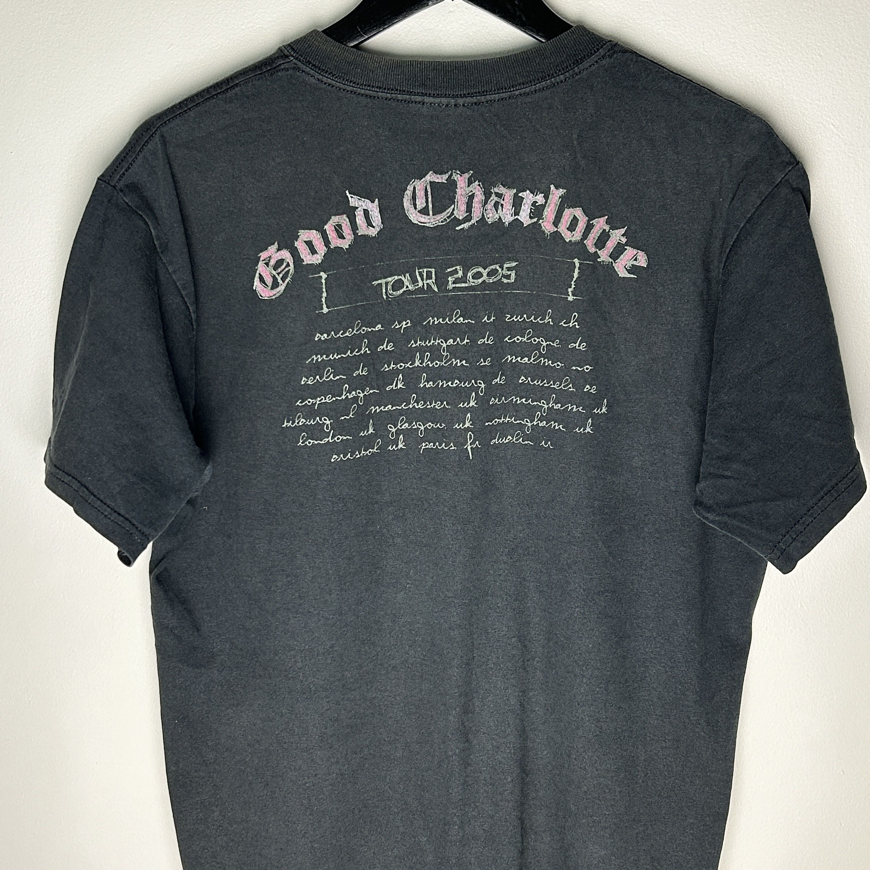 Band Tees Vintage Good Charlotte 2005 Tour Band T-shirt Size US M / EU 48-50 / 2 - 4 Thumbnail
