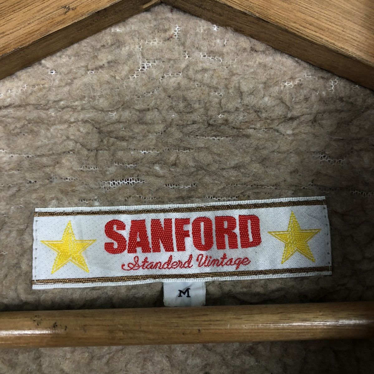 Japanese Brand × Vintage 📌Vintage Trucker Biker Jacket Sanford Big Logo Backhit Size US M / EU 48-50 / 2 - 18 Thumbnail