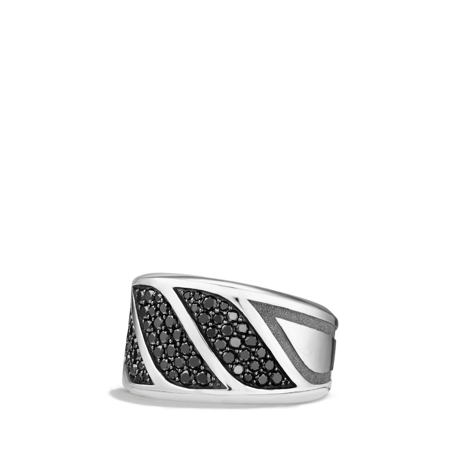 David Yurman o1w1db10526 R15875M/Size 7/Graphic Cable Band Ring in Black Size ONE SIZE - 1 Preview