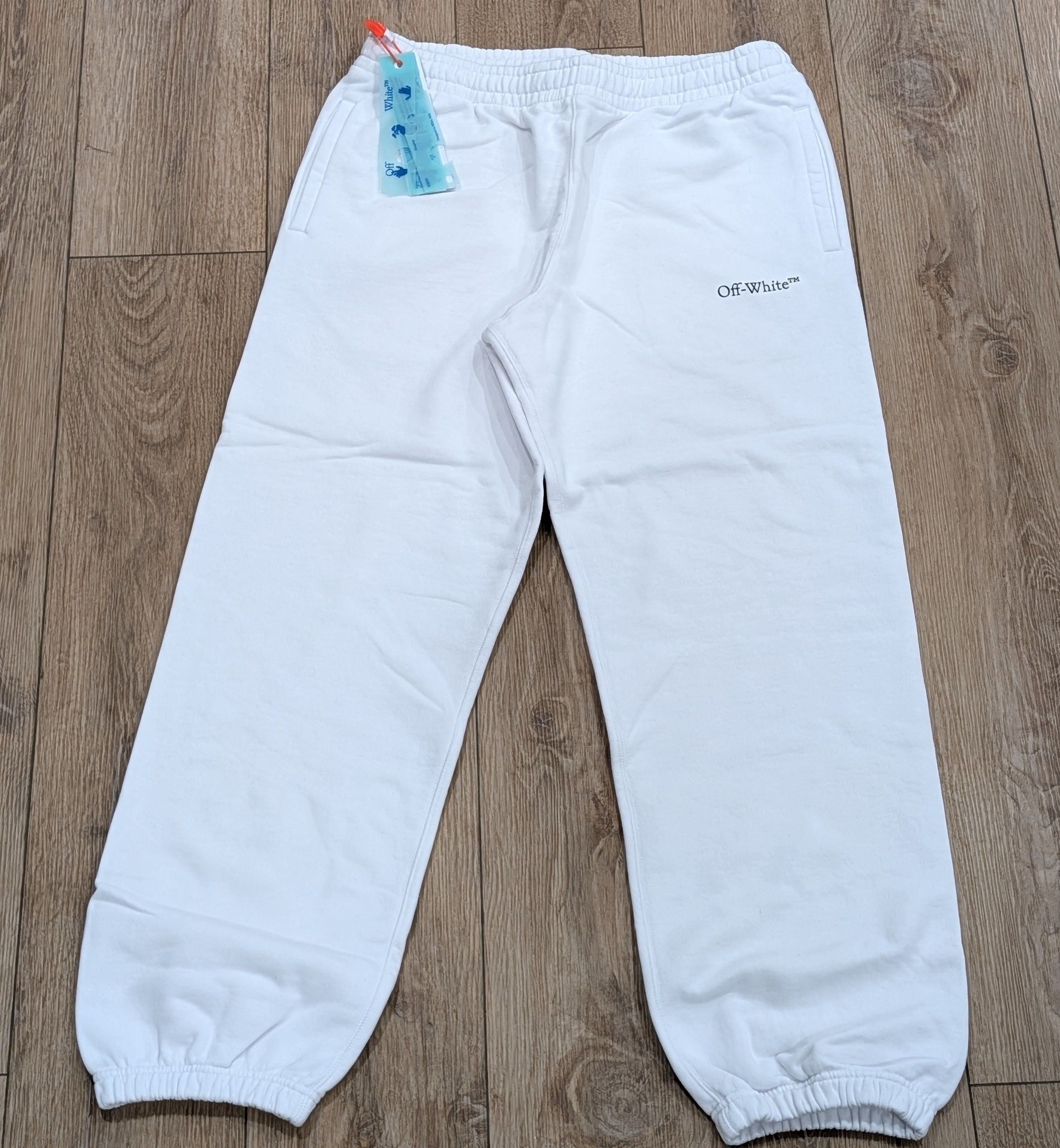 Off-White Off-White "Carvaggio Lute" Slim Jogger Pants White Large Size US 34 / EU 50 - 1 Thumbnail