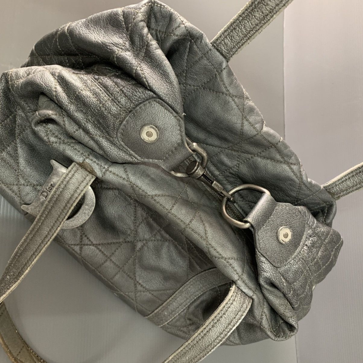Christian Dior Monsieur Christian Dior Leather Boston Bag Size ONE SIZE - 6 Thumbnail