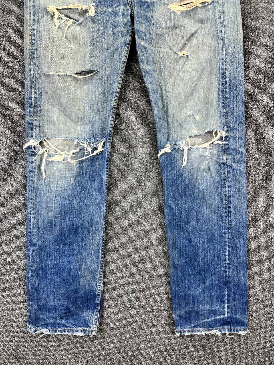 Levi's Vintage 90s Levis 501 Rare Trashed Jeans Denim Pants Size US 31 - 4 Thumbnail