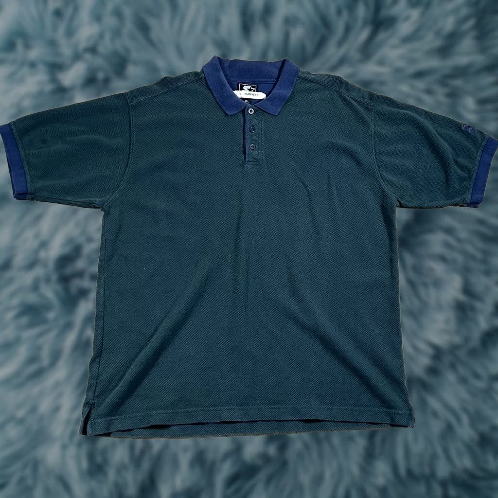 Starter VINTAGE Starter Polo Shirt XL Men Green Polo Shirt XL Mens Green Size US XL / EU 56 / 4 - 1 Thumbnail