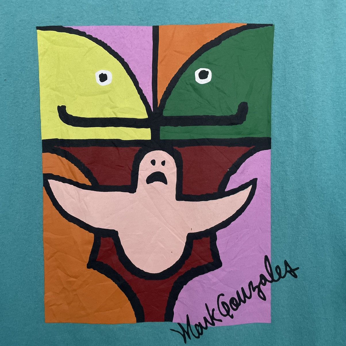 Other Vintage Y2K Mark Gonzalez Art Skate Boxy T Shirt Size US M / EU 48-50 / 2 - 2 Thumbnail