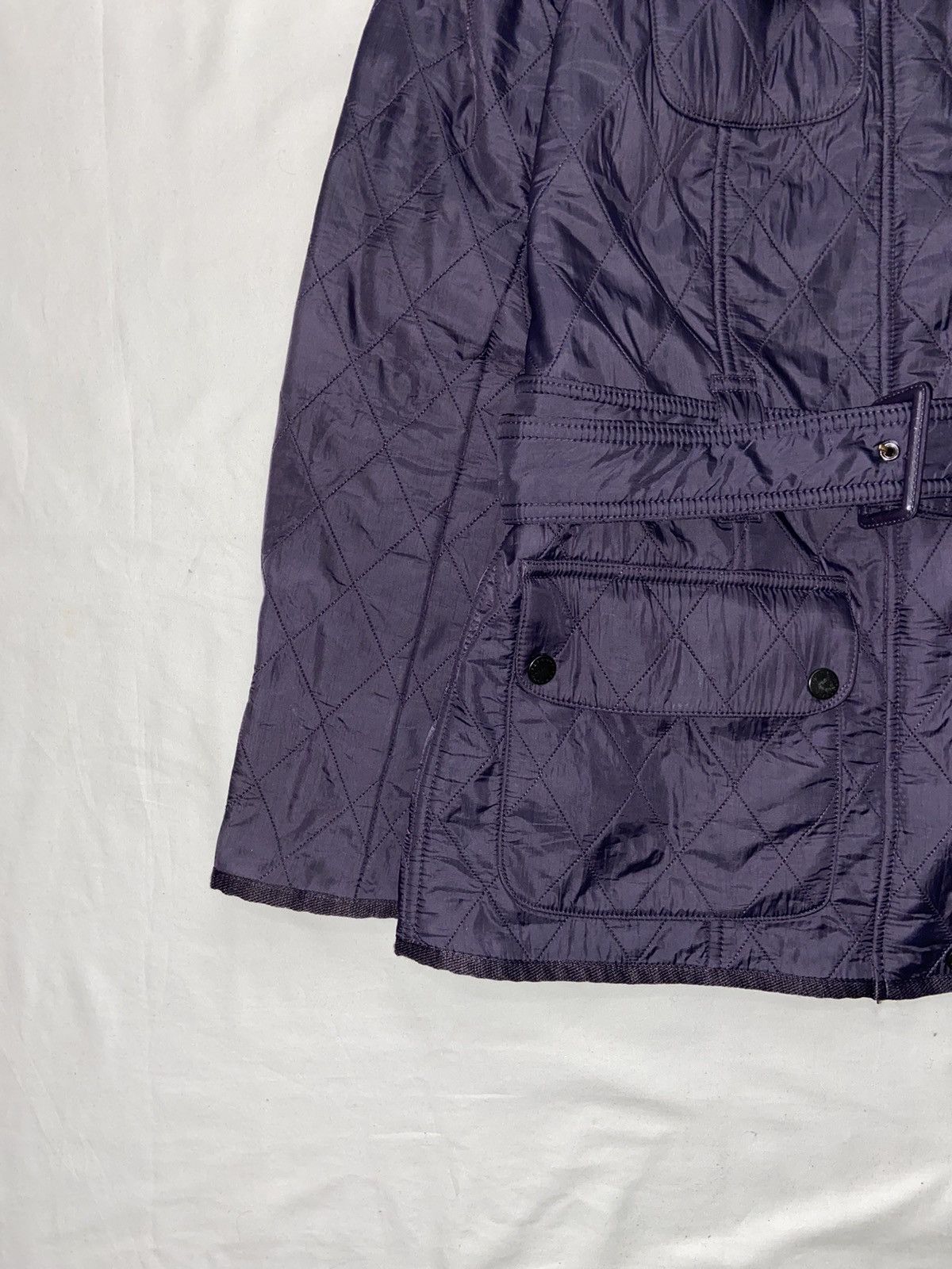 Barbour × Vintage VINTAGE WOMENS BARBOUR INTERNATIONAL JACKET PUFFER LUXURY Size M / US 6-8 / IT 42-44 - 9 Thumbnail