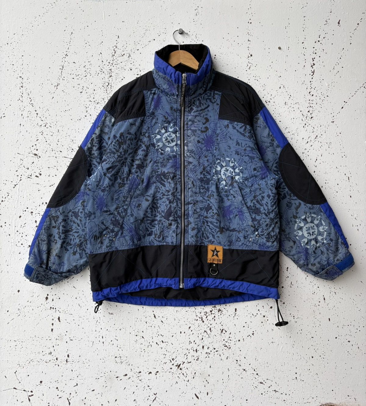 Japanese Brand Vintage La beunbe Graphic Motif Pattern Ski Jacket Size US L / EU 52-54 / 3 - 1 Thumbnail