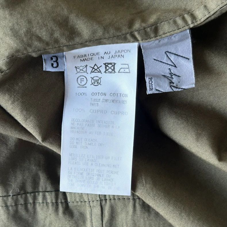 Yohji Yamamoto Yohji Yamamoto Yohji Yamamoto Green Long Sleeve Shirt Size US M / EU 48-50 / 2 - 5 Thumbnail
