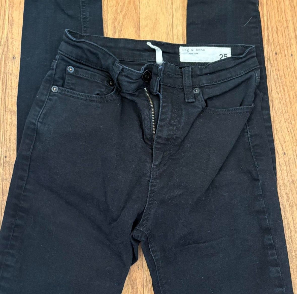 Rag & Bone black skinny jeans Size 26" / US 2 / IT 38 - 1 Thumbnail