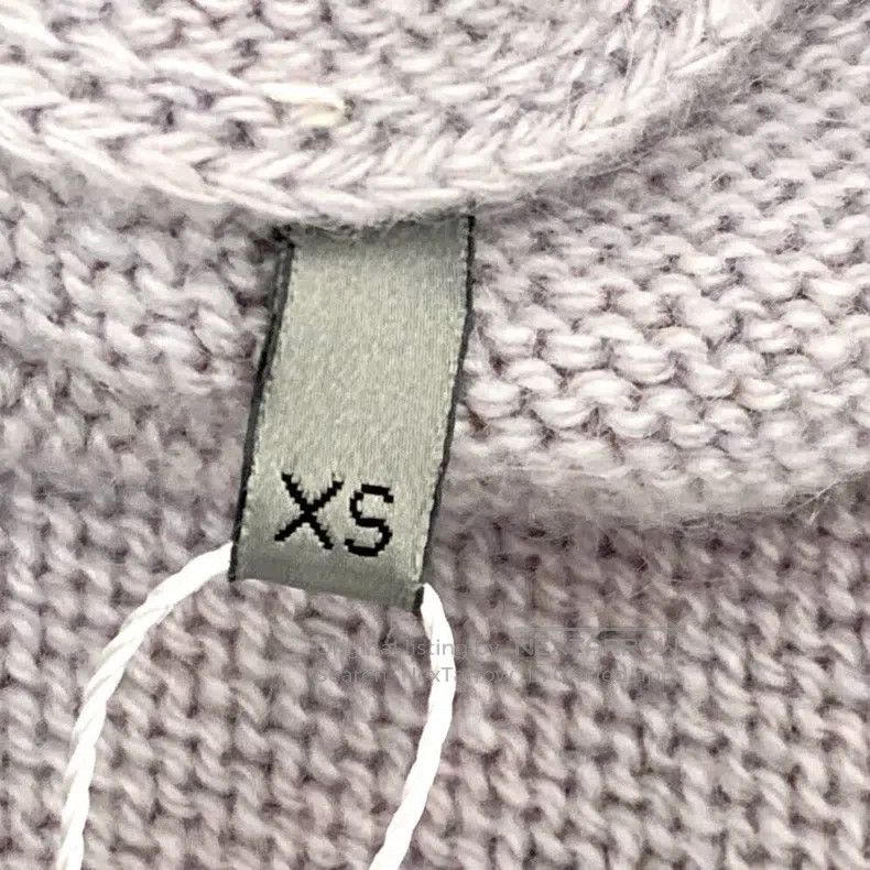 Dior Dior Purple logo embroidered cashmere round neck single-br Size US XS / EU 42 / 0 - 6 Thumbnail