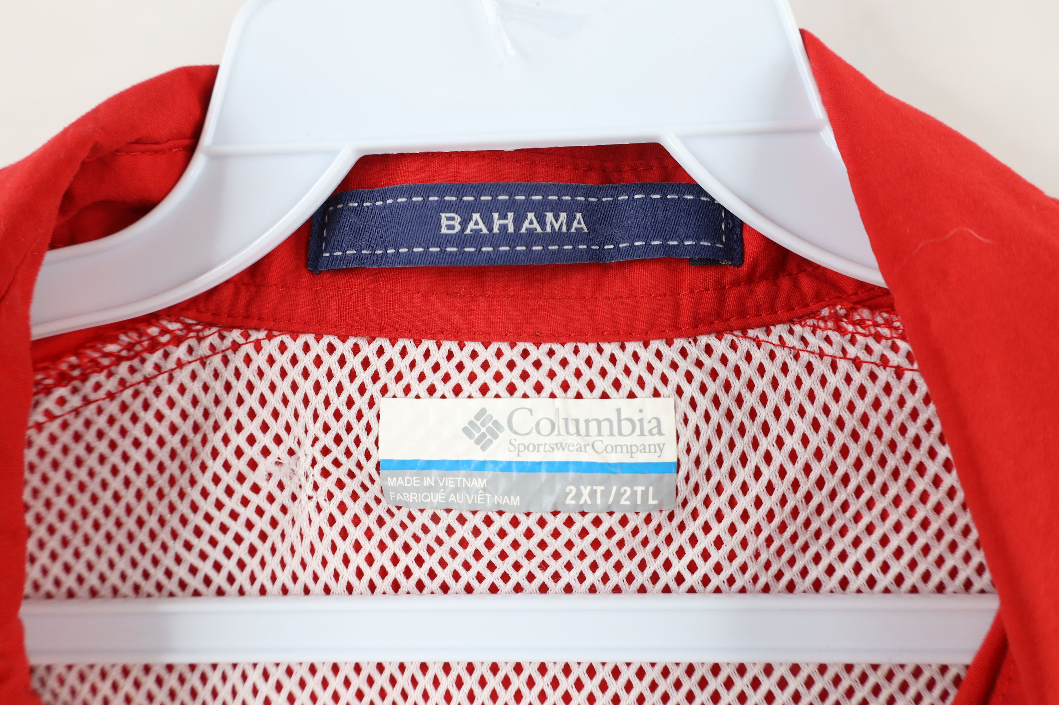 Columbia × Vintage Columbia PFG Bahama Vented Collared Button Down Shirt Red Size US XXL / EU 58 / 5 - 11 Thumbnail