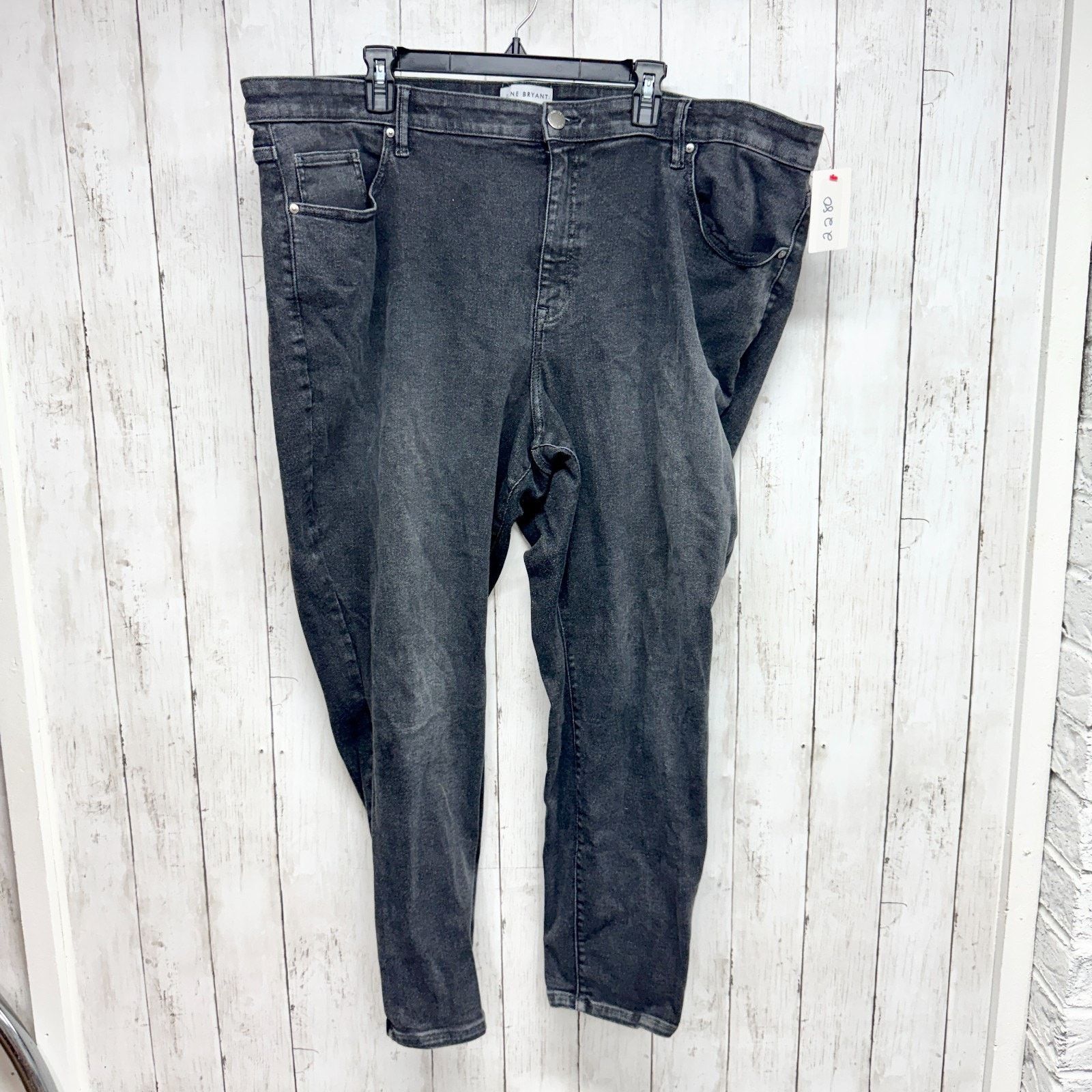 Other Lane Bryant Pants Size 28 Black Acid High Rise Skinny Jeans Size 28" / US 6 / IT 42 - 1 Thumbnail