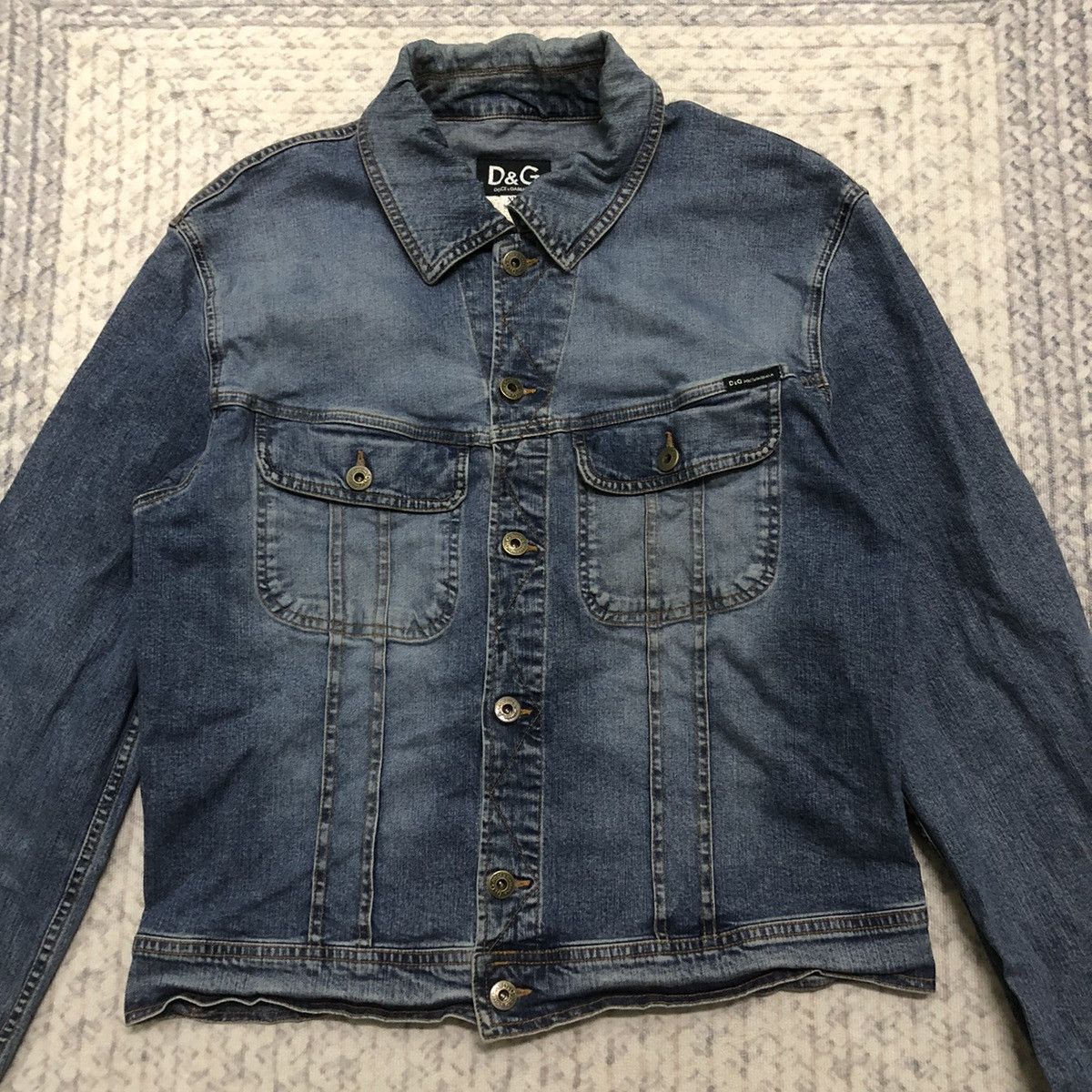 Dolce & Gabbana Rare Distressed Dolce & Gabbana Denim Jacket Size US S / EU 44-46 / 1 - 2 Thumbnail