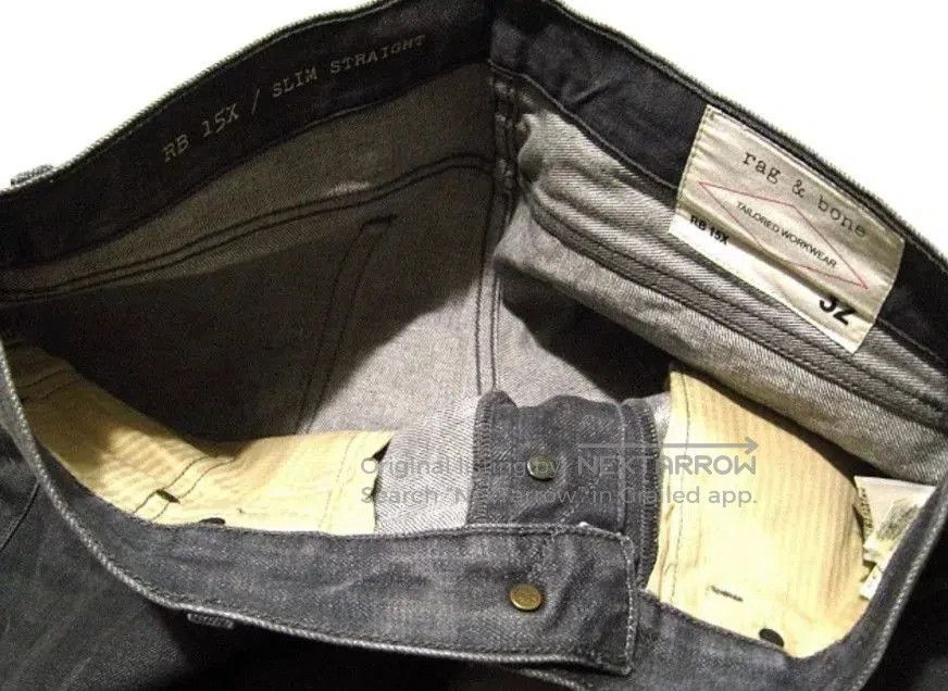 Rag & Bone Rag & Bone Slim Straight Jeans W32. Size US 32 / EU 48 - 3 Thumbnail