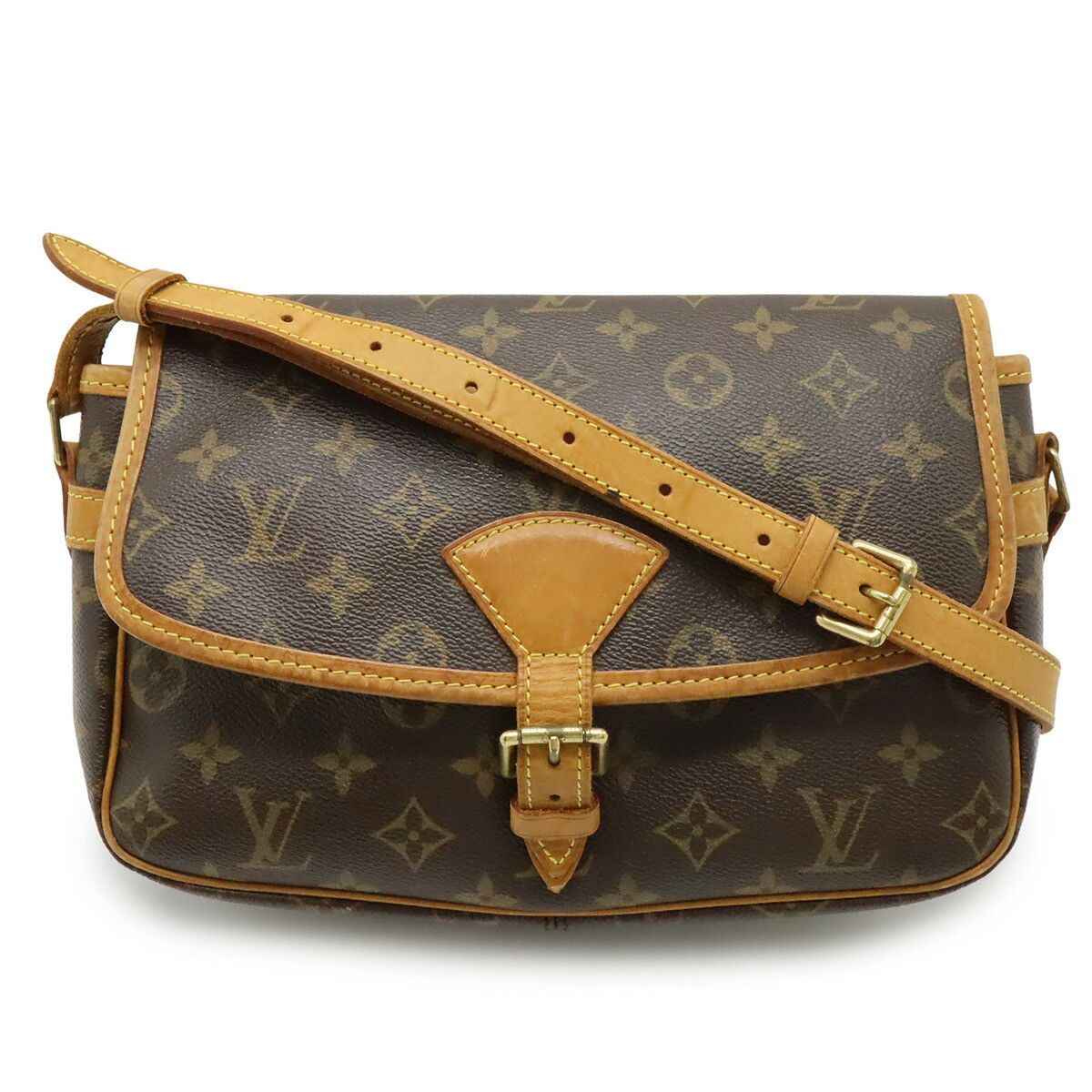 Louis Vuitton Louis Vuitton Louis Vuitton Sologne Monogram Shoulder Bag Textile Crossbody Bag M42250 DUTY FREE for USA Size ONE SIZE - 1 Thumbnail