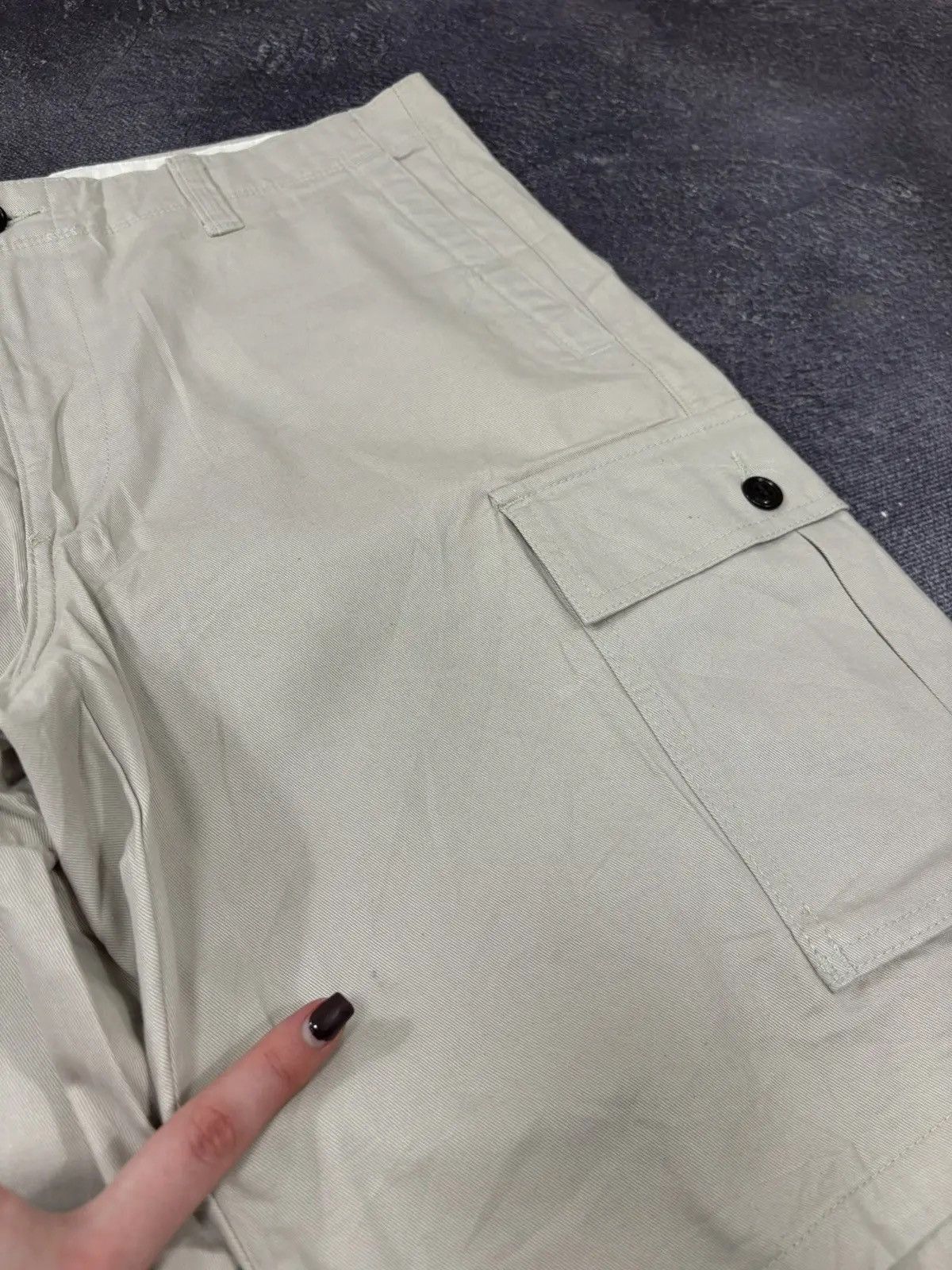 Dockers × Vintage Vintage Dockers Y2K Military Casual Hype Baggy Cargo Shorts Size US 36 / EU 52 - 8 Thumbnail