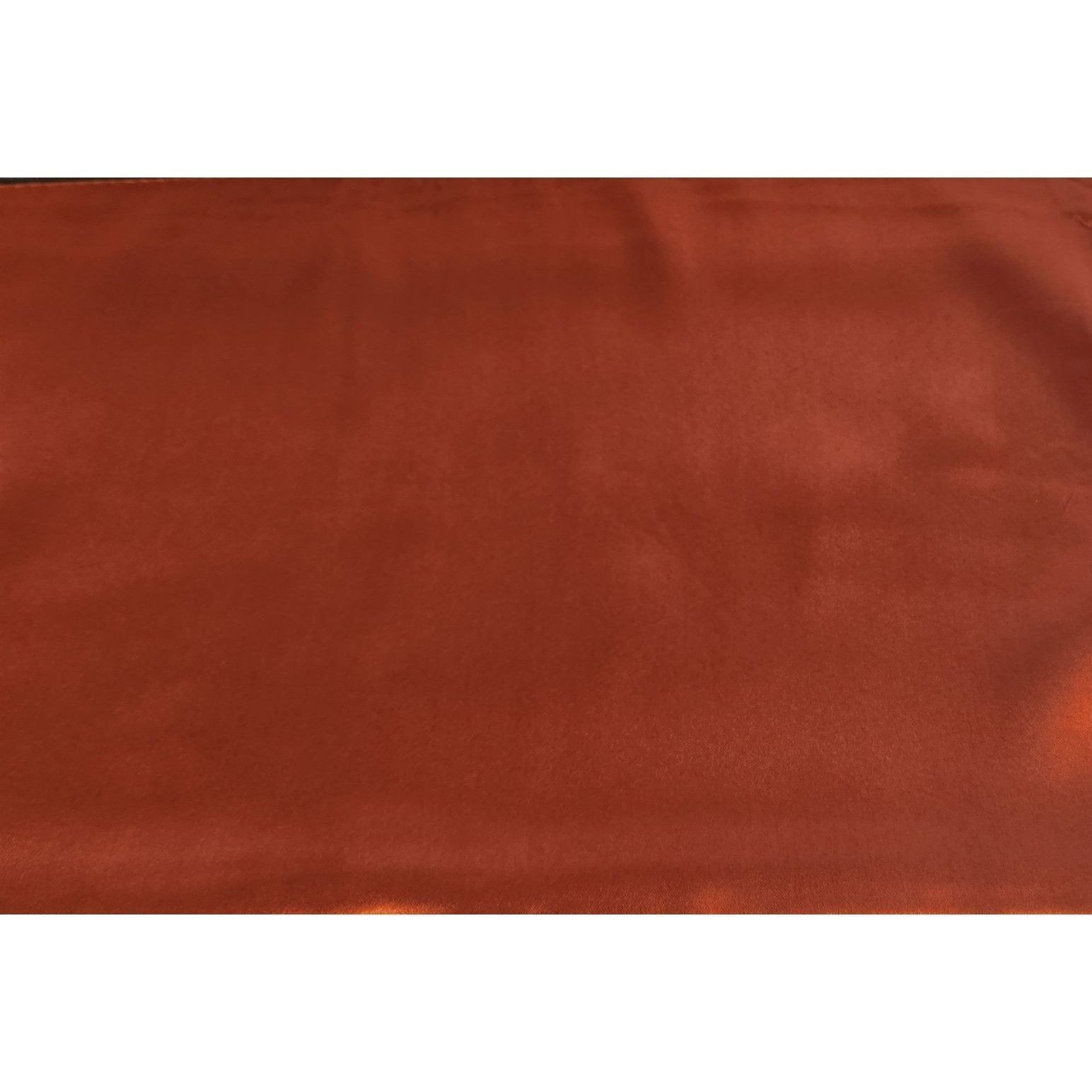 The Unbranded Brand Rust Red Wild Rag Large Scarf 23x23"" Satin Western Accessor Size ONE SIZE - 2 Thumbnail