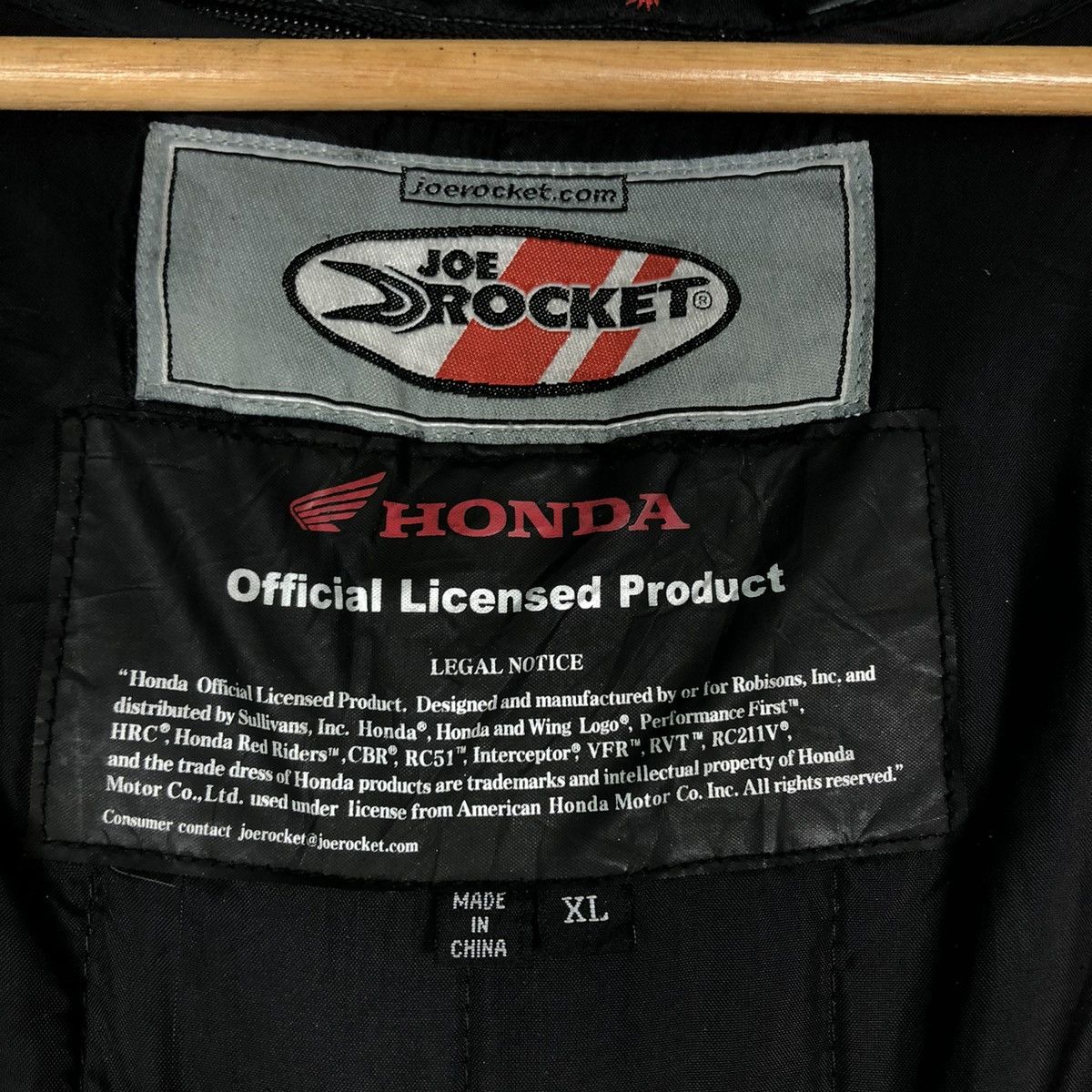 Other 🔥VINTAGE BIKER RACING JACKET HONDA BIG LOGO SAFETY WEAR Size US XL / EU 56 / 4 - 18 Thumbnail