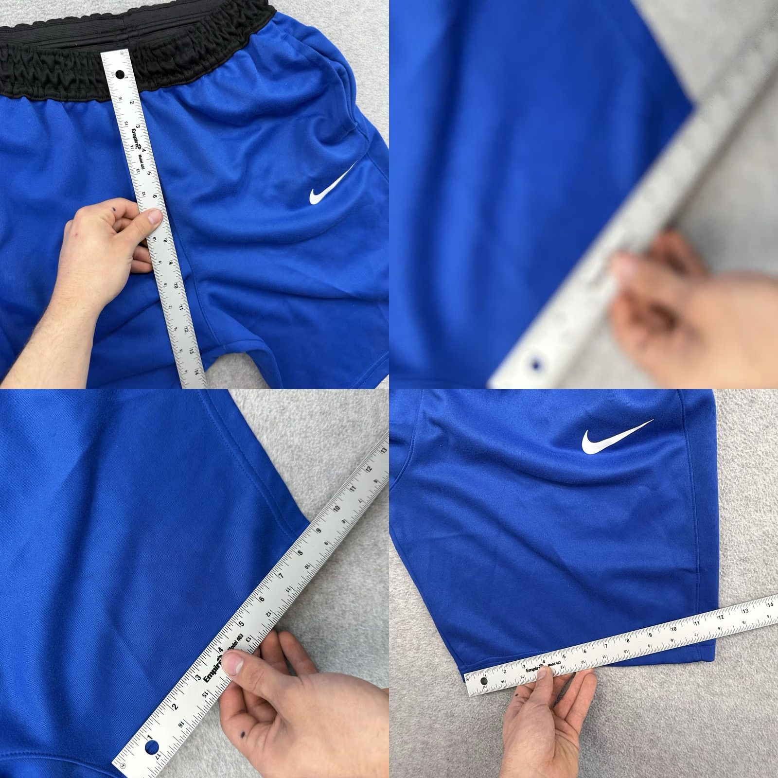 Nike Nike Dri-Fit Basketball Shorts Blue Men's Medium M Gym Size US 31 - 8 Thumbnail