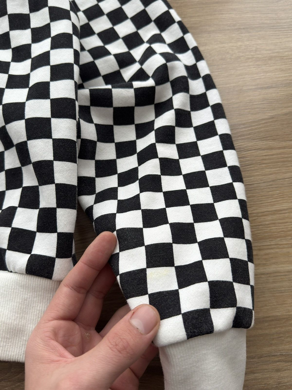 CHILDS Childish TGH Checked White Hoodie Size M Men Size US M / EU 48-50 / 2 - 10 Thumbnail