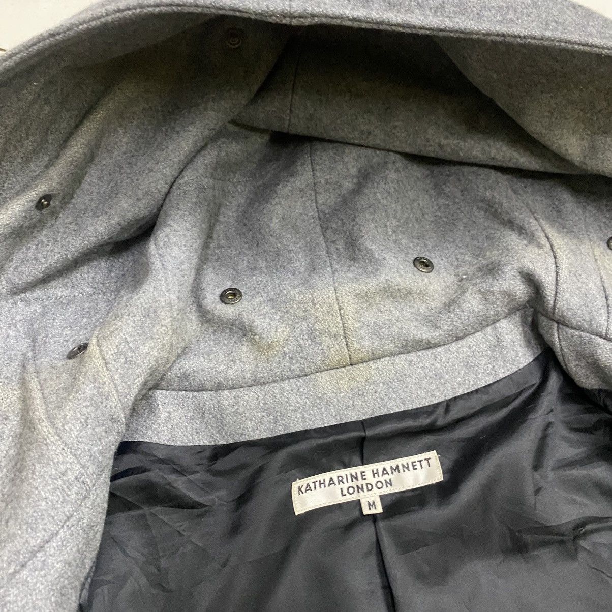 Katharine Hamnett London Katharine Hamnett London Asymmetrical Rider Wool Jacket Size M / US 6-8 / IT 42-44 - 14 Thumbnail